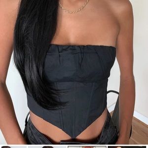IVY BUSTIER BLACK US6